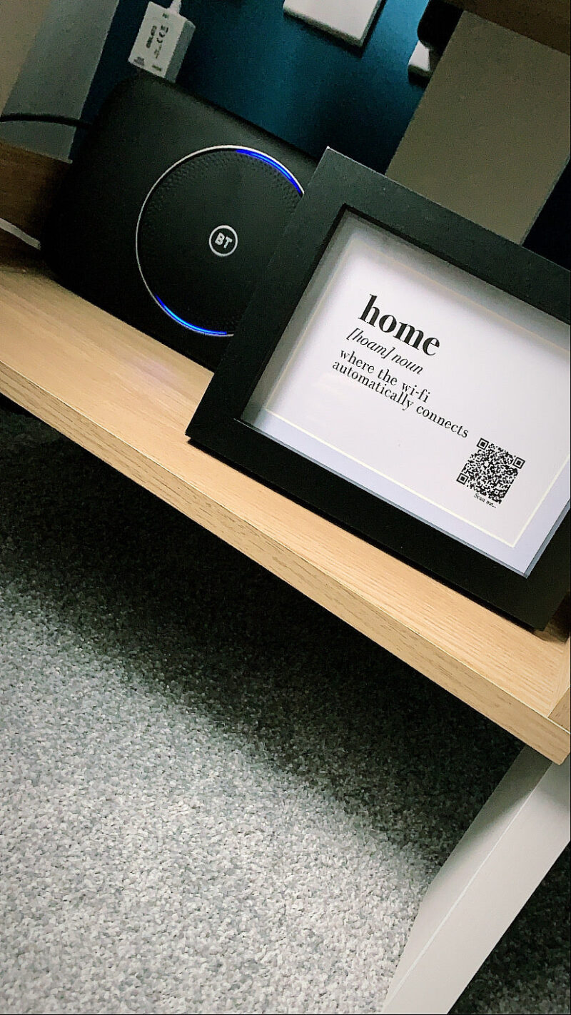 Home Wifi Definition Wifi QR Scan Home Wall Decor Print - Image 2