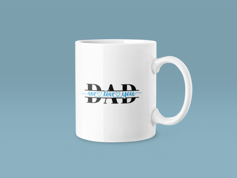 Personalised Dad We Love You Heart Fathers Day Collection - Image 2