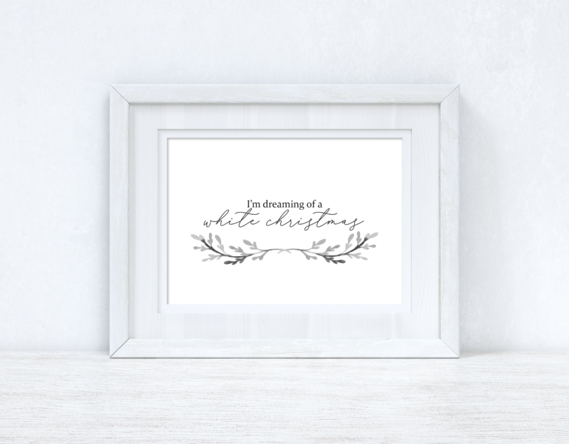 I'm Dreaming Of A Christmas Seasonal Wall Home Decor Print - Image 2