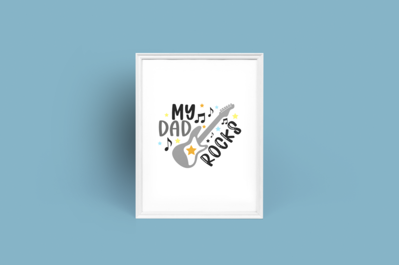 Personalised My Dad Rocks Fathers Day Collection - Image 5