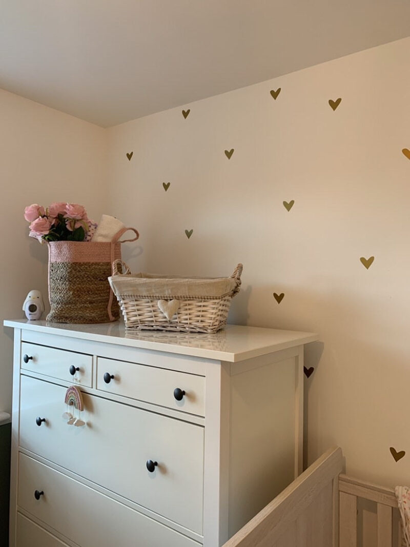 Assorted Shapes Wall Stickers Decal Bedroom Kids Nursery Dressing Room Home Decor Decal *Excludes Rose Gold & Chromes & Glitter Colours - ONE COLOUR/SHAPE PER A PACK - Image 4