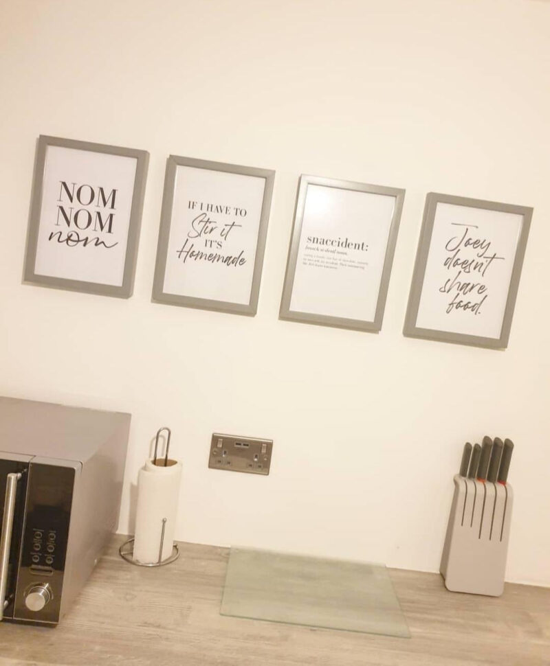 Snaccident Definition Kitchen Funny Simple Wall Decor Print - Image 4