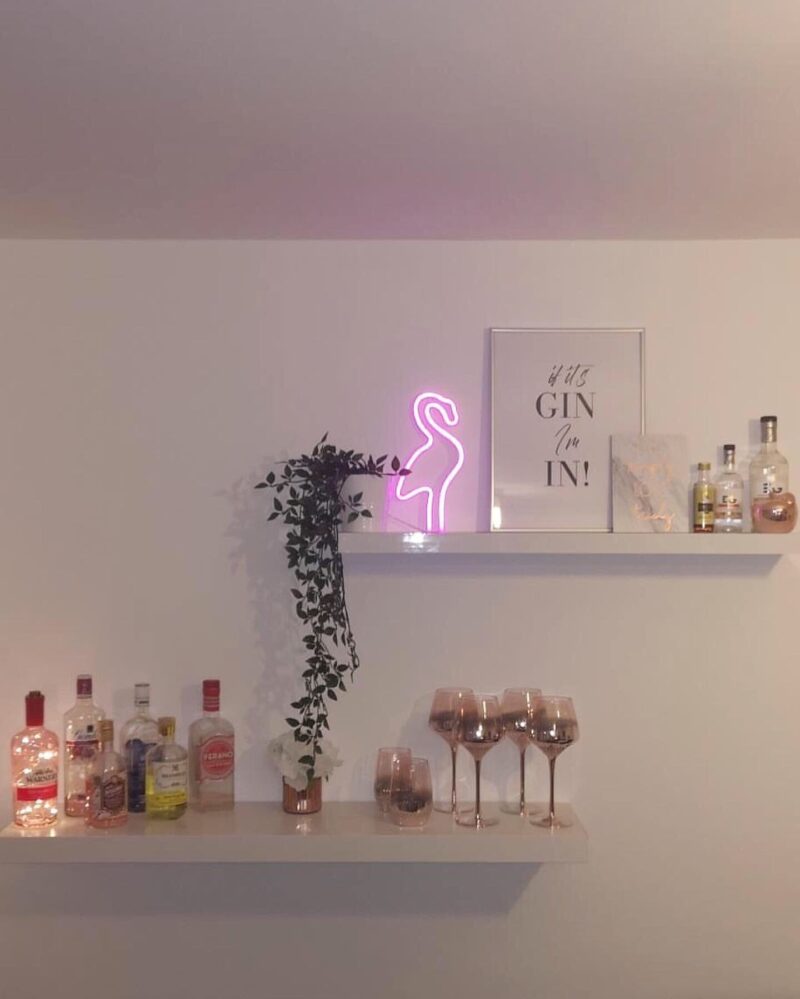 If Its Gin, Im In Font Simple Alcohol Kitchen Drinks Wall Decor Print - Image 2