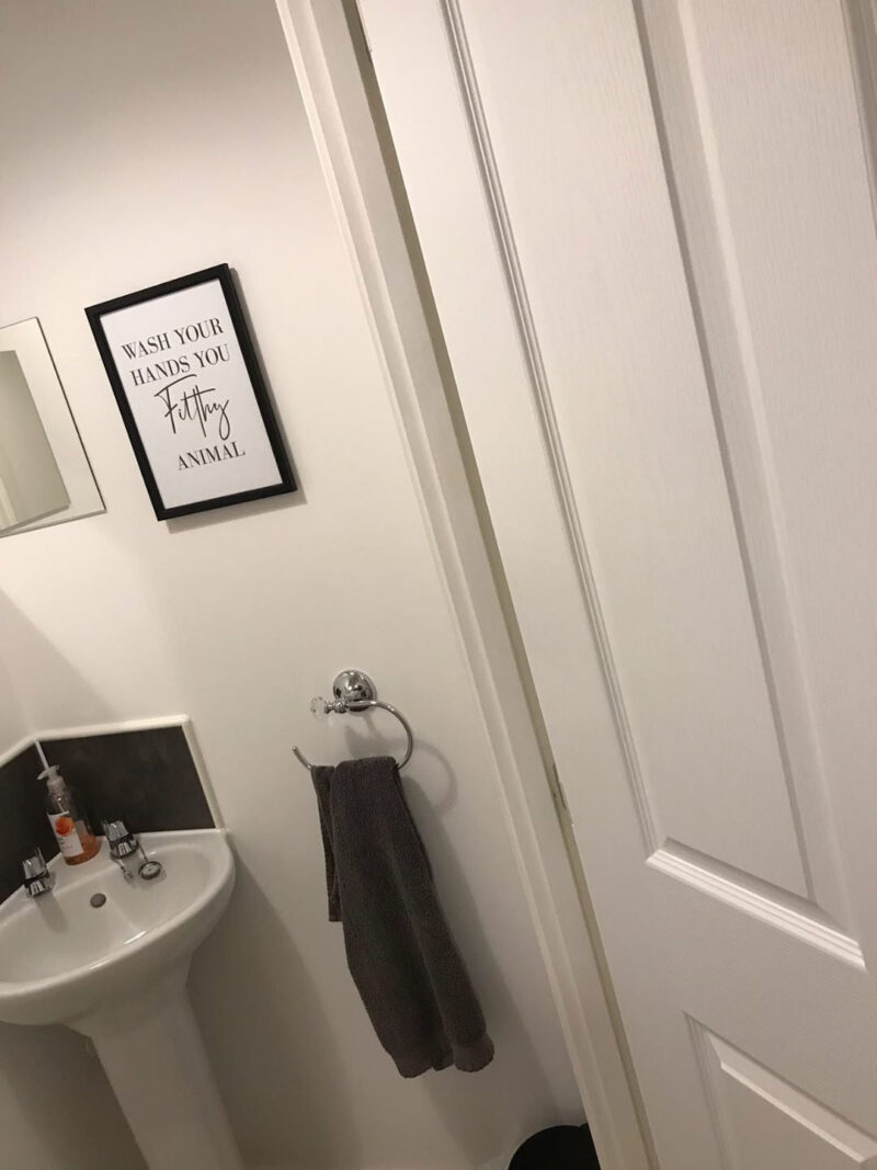 Original Wash Your Hands You Filthy Animal Bathroom Wall Decor Print - Image 4