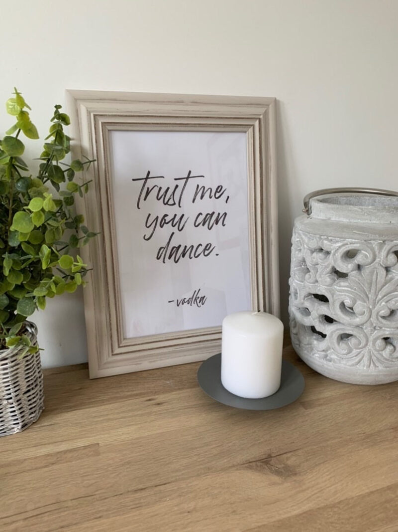 Trust Me You Can Dance Vodka Alcohol Kitchen Wall Decor Print - Image 3