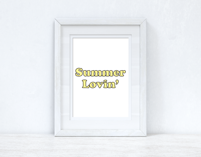 Summer Lovin' Summer Seasonal Wall Home Decor Print - Image 2