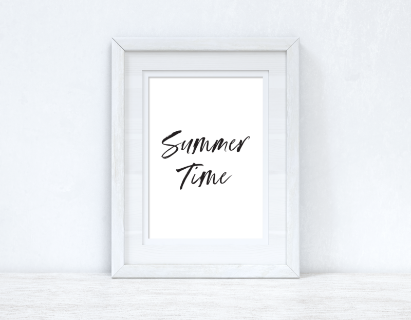 Summer Time Summer Seasonal Wall Home Decor Print - Image 2
