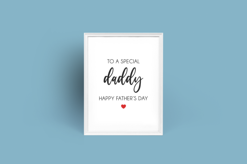 Personalised To A Special daddy Heart Fathers Day Collection - Image 5