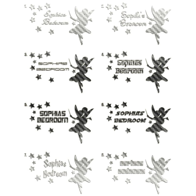Girls Bedroom Door Sticker - Image 3