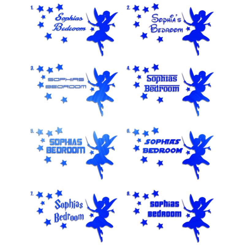 Girls Bedroom Door Sticker - Image 4