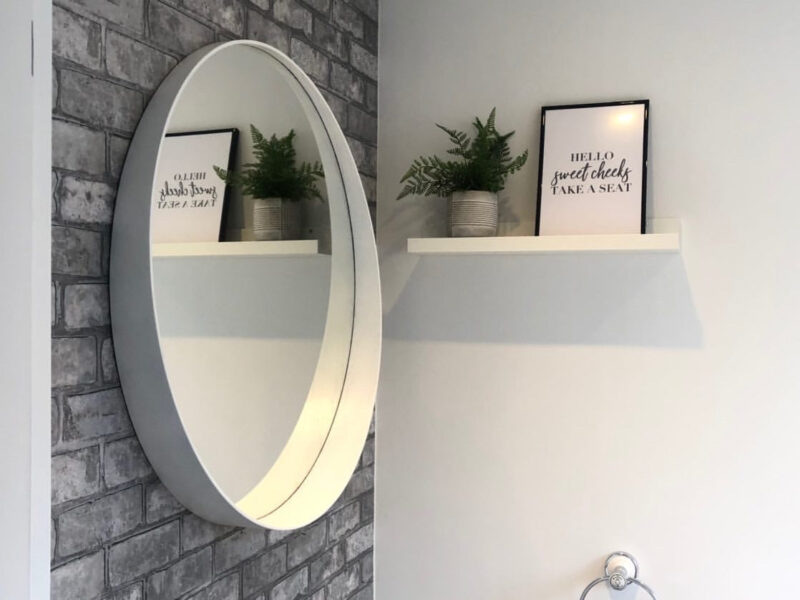 Hello Sweet Cheeks Take A Seat Humorous Bathroom Wall Decor Print - Image 3