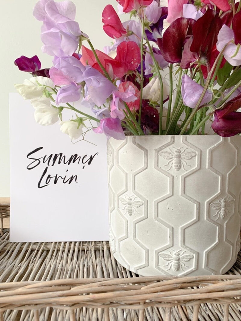 Summer Lovin Black Brush Summer Seasonal Wall Home Decor Print - Image 3