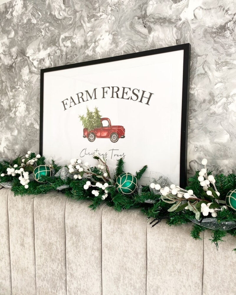 Farm Fresh Christmas Trees Christmas Seasonal Wall Home Decor Print - Image 4