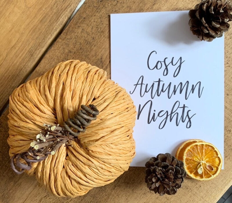 Cosy Autumn Nights Autumn Seasonal Wall Home Decor Print - Image 4