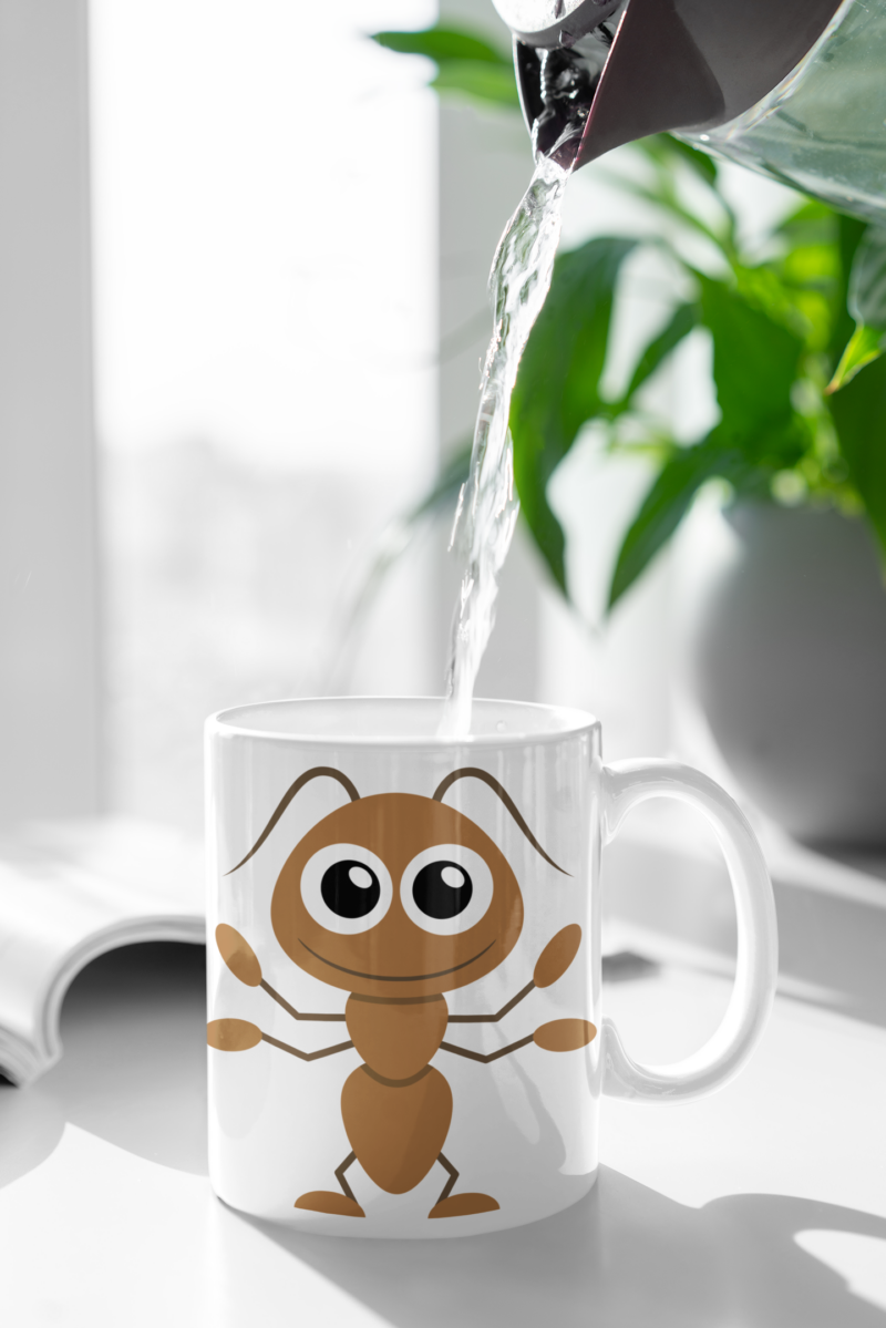 Adorable Bee Insect Personalised Your Name Gift Mug - Image 2