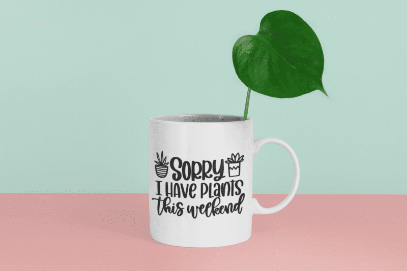 Sorry I Have Plants This Weekend Plant Mom Mug - Image 2