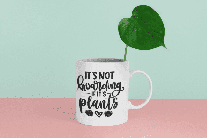 Its Not Hoarding If Its Plants Plant Mom Mug - Image 2