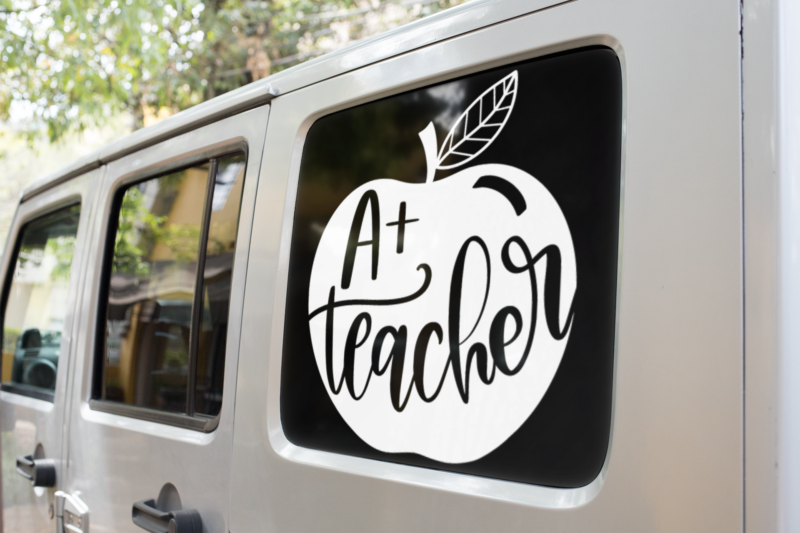 A Plus Teacher Sticker - Image 2