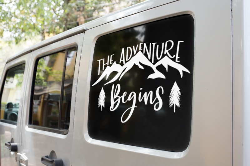 The Adventure Begins Sticker - Image 2