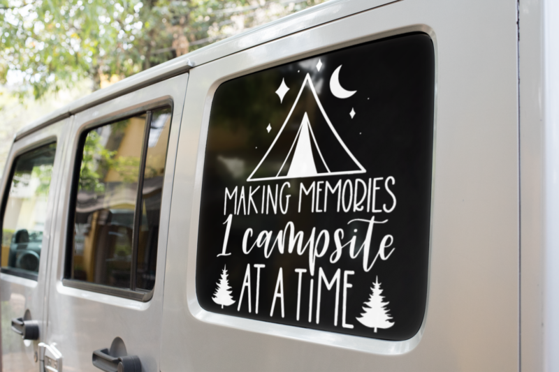 Making Memories 1 Campsite At A Time Adventure Sticker - Image 2