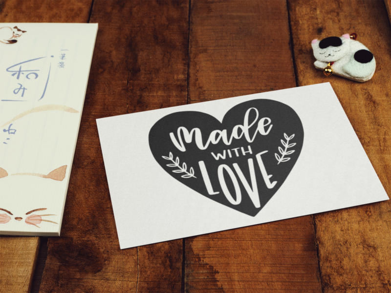 Made With Love Baby Sticker - Image 2