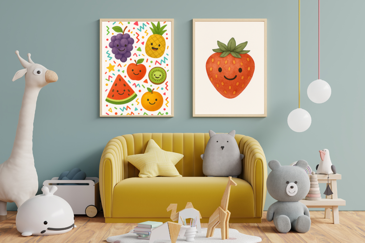 Colorful Modern Children's Room Interior Wall Art Framed Poster Mockup Instagram Post (1200 x 800 px) Colorful Modern Children's Room Interior Wall Art Framed Poster Mockup Instagram Post (1200 x 800 px)