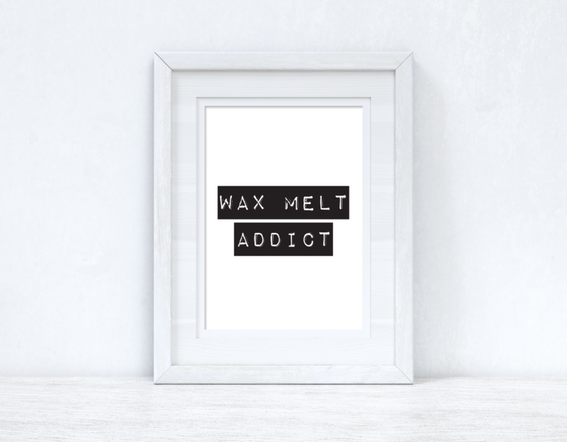 Wax Melts Addict Simple Wall Humorous Home Decor Print - Image 2